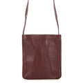 Hermes Shoulder Bag Tu de Bordeaux Silver Leather
