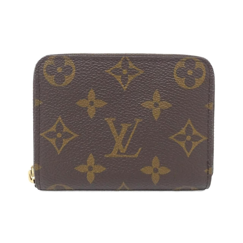 Louis Vuitton Monogram Zippy Coin Purse Brown Marron