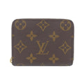 Louis Vuitton Monogram Zippy Coin Purse Brown Marron