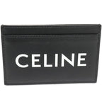 Celine Card Case Passcase Logo Holder Smooth Calfskin Black — view 2