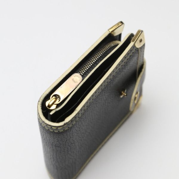 Louis Vuitton Suhali Zipper Coin Purse Compact Zip Bifold Wallet — view 4