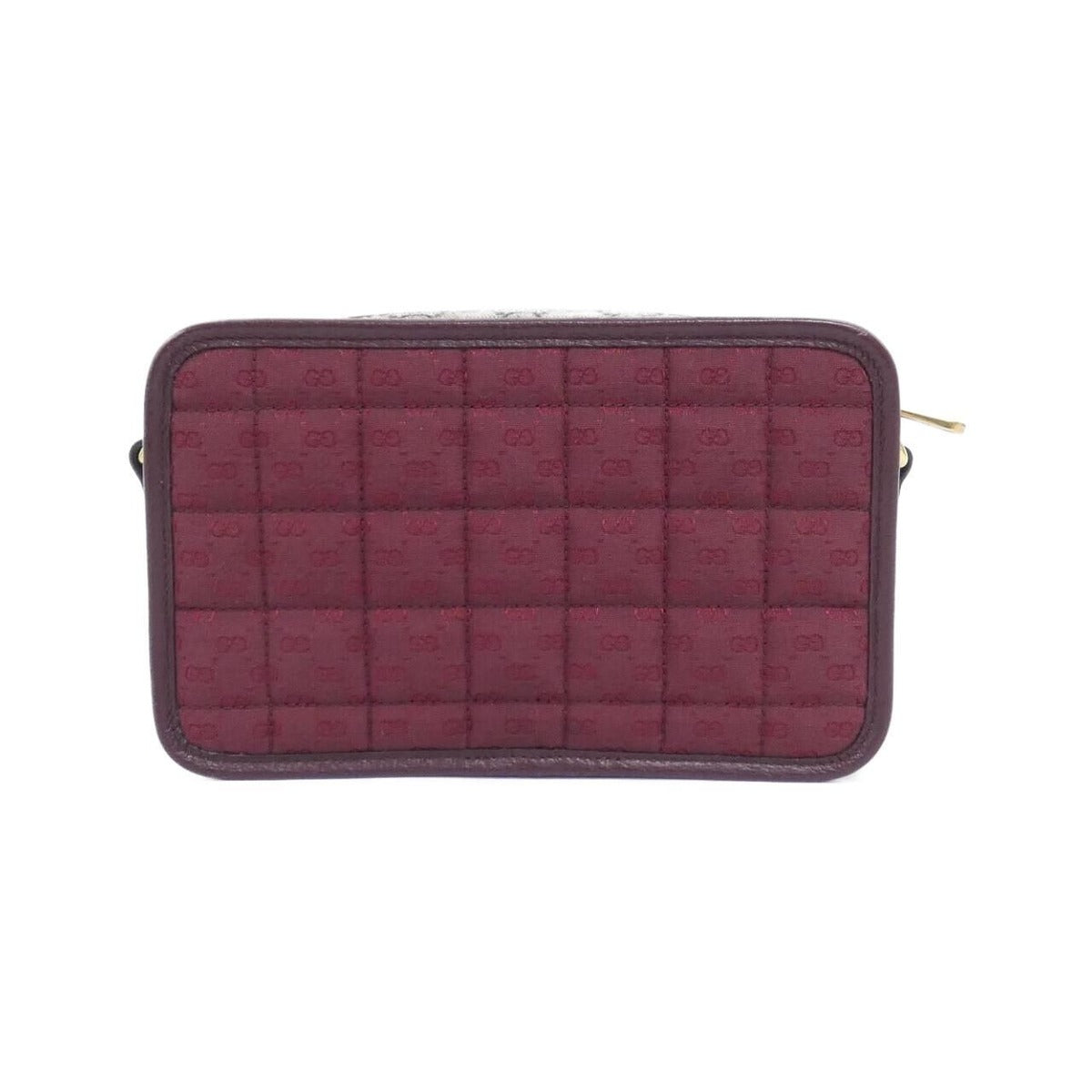 Gucci Shoulder Bag Leather Canvas — view 2
