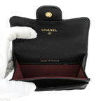 Chanel Card Case Porte-Cartes a Rabat Classic Noir Black — view 6