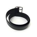 Gucci Leather Silver Hardware Belt Size 85.34 Black — view 2