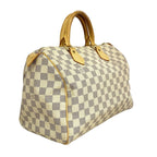 Louis Vuitton Handbag Damier Azur Speedy 30 White — view 2