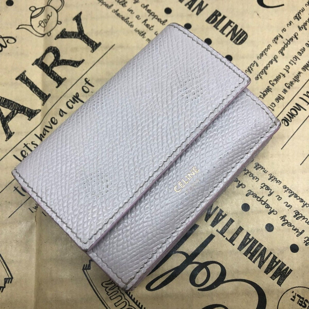 Celine Trifold Wallet Compact Card Billfold Coin — view 2