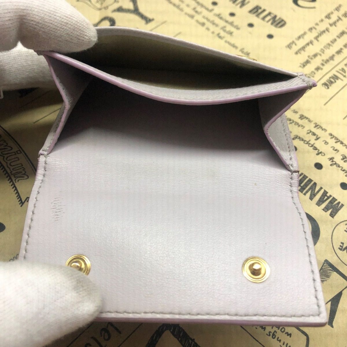 Celine Trifold Wallet Compact Card Billfold Coin — view 5