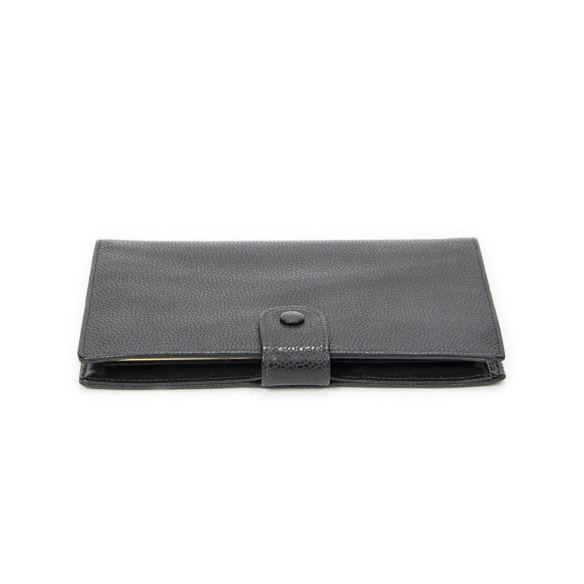 Chanel Timeless Bifold Wallet Black Caviar Leather — view 3