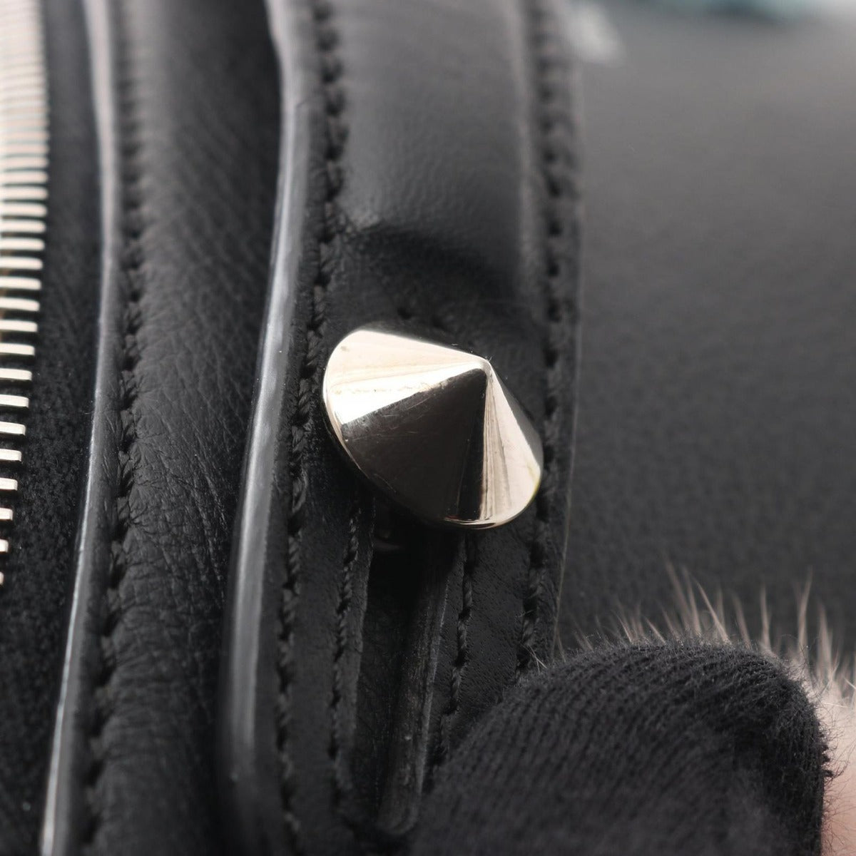 Fendi Handbag by the Way Medium Black Multi Leather Multicolor — view 9