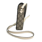 Gucci GG Supreme Shoulder Bag Horsebit Beige — view 4