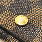 Louis Vuitton Key Case Damier Multicles 4 with Initials — view 4