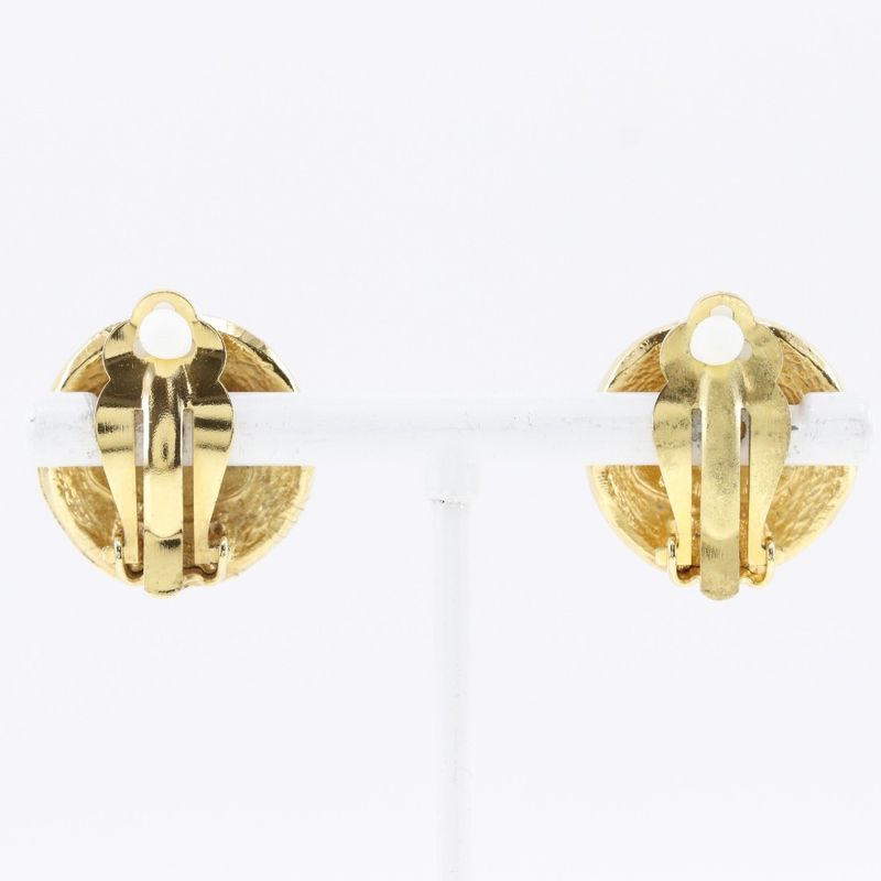 Chanel 31 rue Cambon Vintage Gold Plated 10.2 g Earrings — view 4