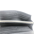 Louis Vuitton Monogram Empreinte Portefeuille Sarah Long Wallet Black — view 6