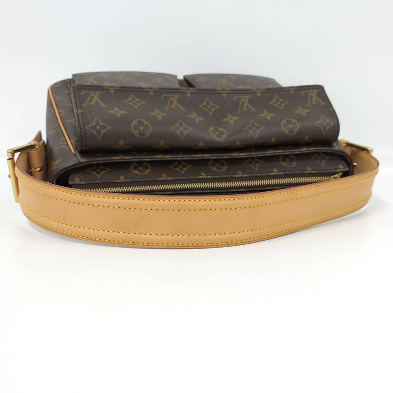 Louis Vuitton Vivacite GM Handbag Monogram Brown — view 4