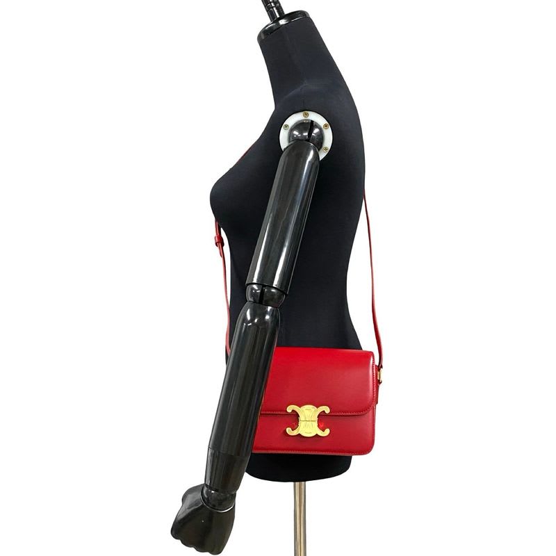 Celine Teen Triomphe Logo Hardware Leather — view 3