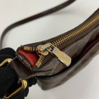 Louis Vuitton Damier Bloomsbury PM Shoulder Bag Brown — view 8