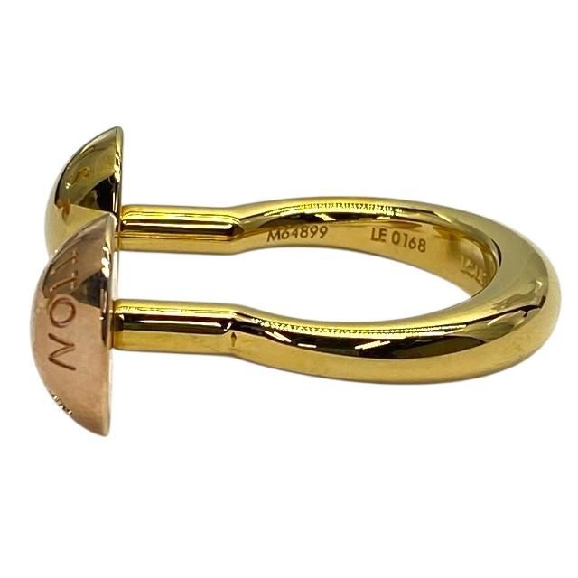 Louis Vuitton Burg Studded Ring Gold GP — view 5