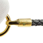 Hermes Bracelet Leather Glenan Black Gold Hardware Size — view 7