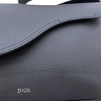 Christian Dior Messenger Bag Black Homme Saddle — view 6