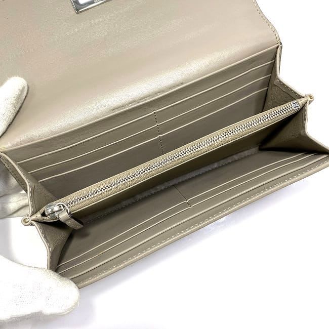 Fendi Foldable Long Wallet Gray Peekaboo 8 M0377 — view 5