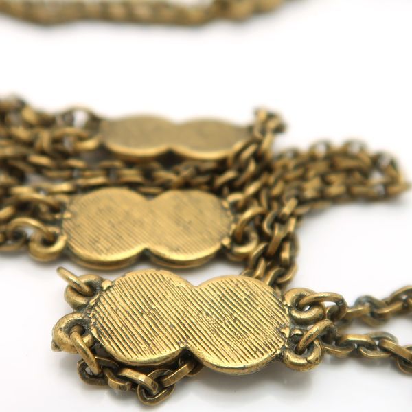 Yves Saint Laurent Necklace Long Vintage Swirl GP — view 9