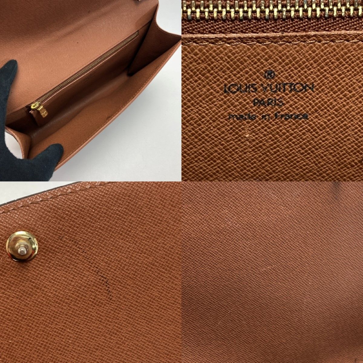 Louis Vuitton Monogram Bordeaux 2-Way Shoulder Bag Clutch — view 4