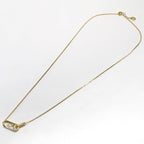 Fendi O-rock Necklace 8 Ah321 Gold Hardware Rhinestone Accessorie — view 3
