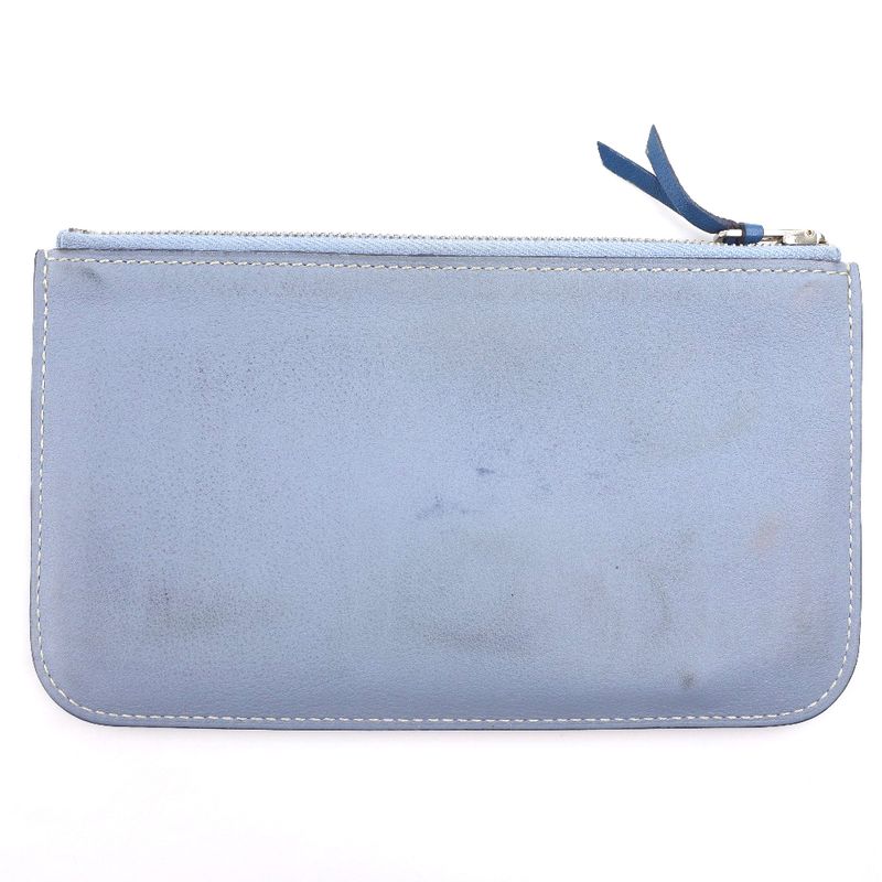 Hermes Dogon Calf Blue R Long Wallet — view 9