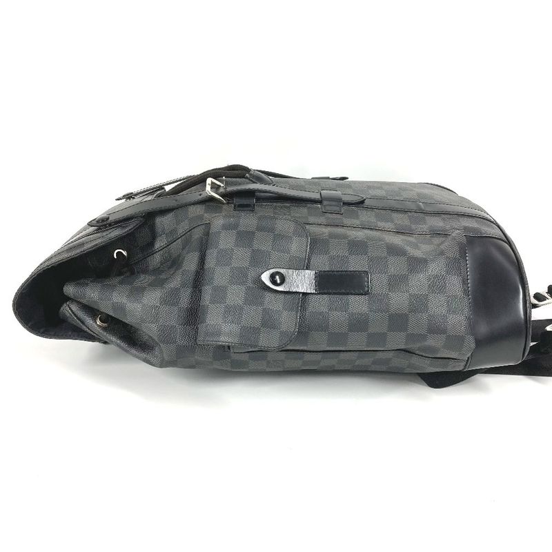 Louis Vuitton Backpack Christopher MM Damier Graphite — view 4