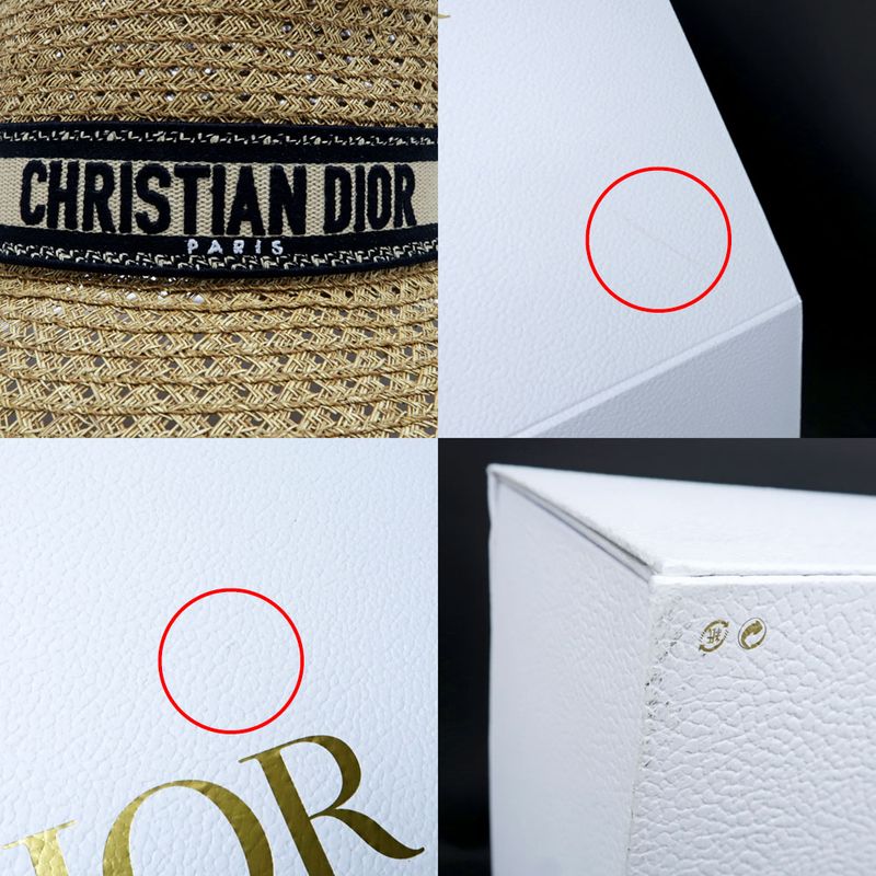 Dior D Bobby Wide Brim Hat 34 Dbp924 G153 Beige Black Size 57 — view 8