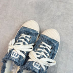 Gucci GG Denim Sneakers Logo 24 SS 35 Low Cut — view 3