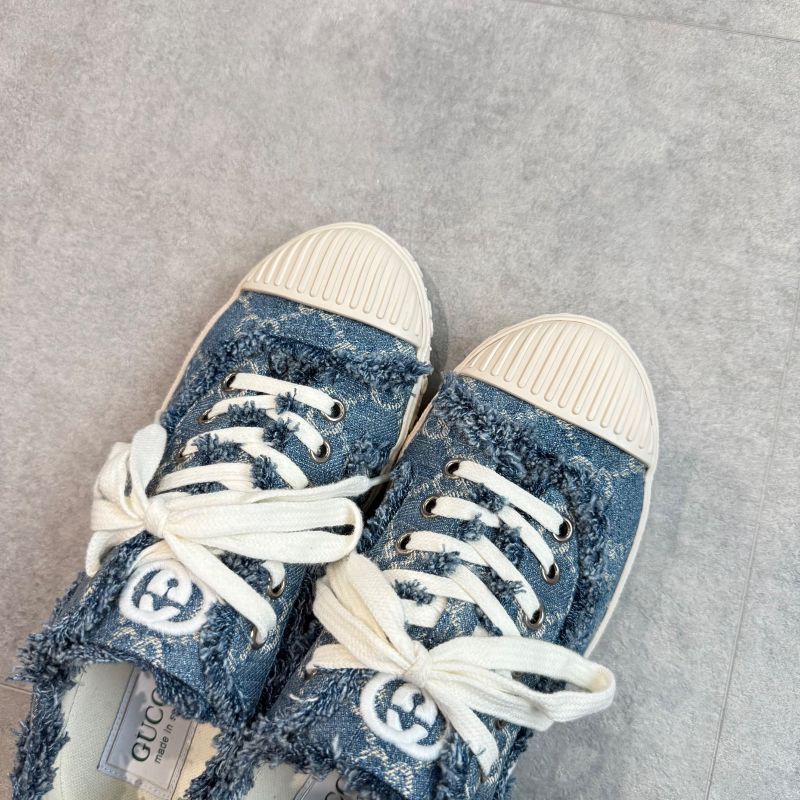 Gucci GG Denim Sneakers Logo 24 SS 35 Low Cut — view 3
