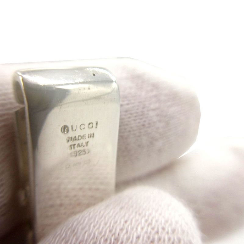 Gucci G Logo Link Bracelet 925 Silver 0411 — view 5