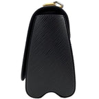 Louis Vuitton Twist MM Epi Noir Black Handbag with Strap Box and Storage — view 3
