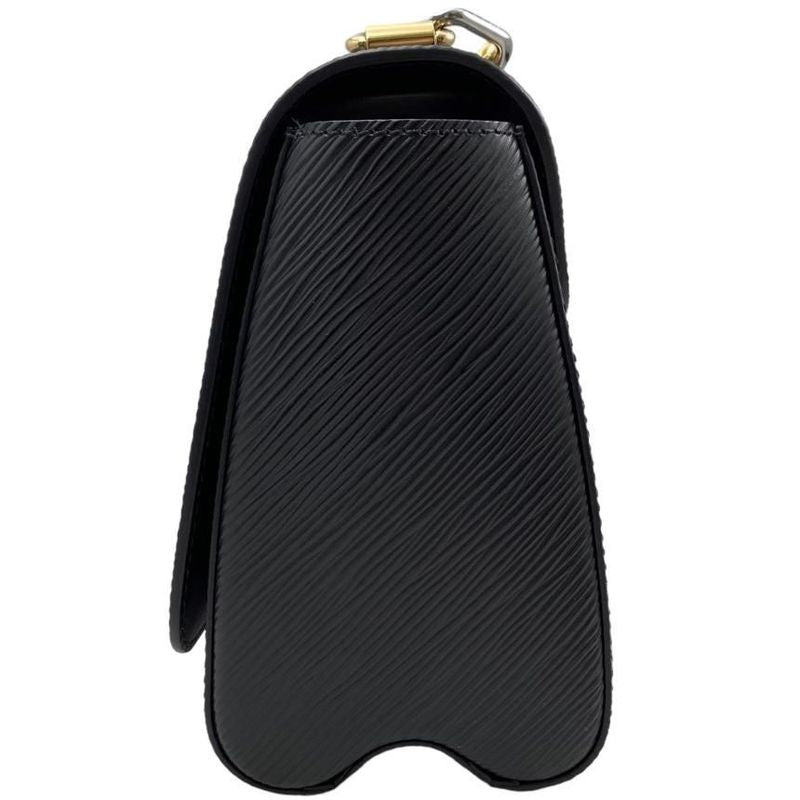 Louis Vuitton Twist MM Epi Noir Black Handbag with Strap Box and Storage — view 3