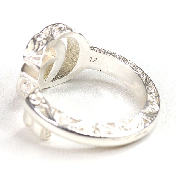 Gucci Double G Key Motif Ring Star Silver AG 925 Size 12 — view 6