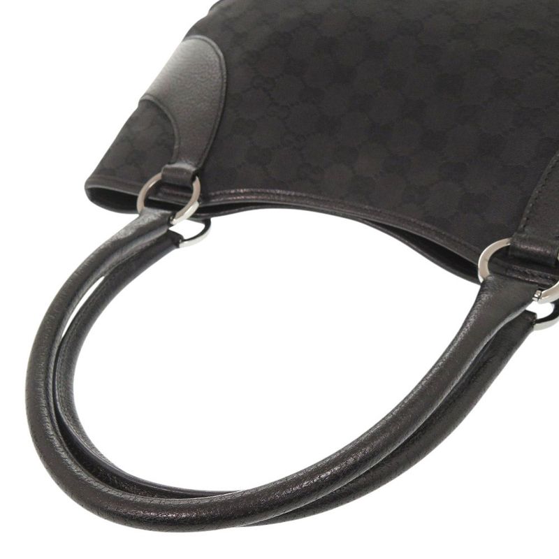 Gucci GG Canvas Black Tote 1141 — view 5