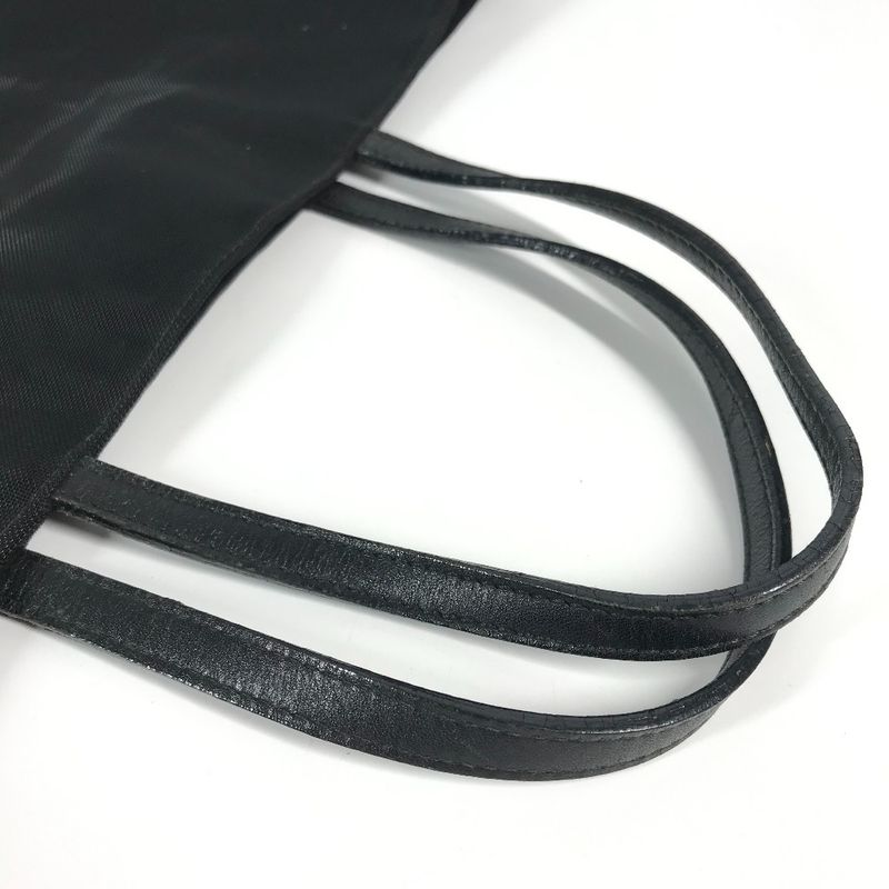 Fendi Handbag FF Logo Mesh Big Bag Nylon Black — view 6