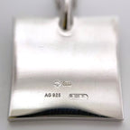 Gucci Square Logo Plate Necklace Silver — view 9
