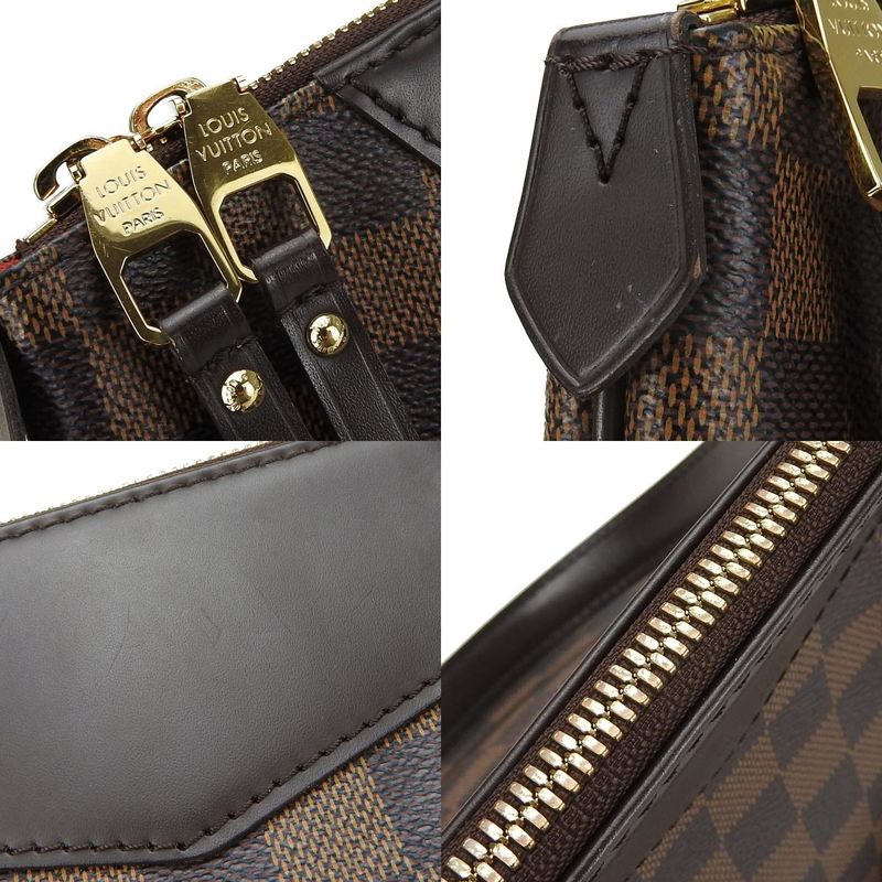 Louis Vuitton Tote Bag Westminster PM Damier Canvas Brown Gold Hardware — view 5