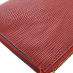 Louis Vuitton Pochette Accessoires Epi Leather Castilian Red Handbag — view 7