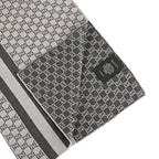 Gucci Scarf Stole Wool Light Gray Dark — view 5