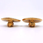 Chanel Coco Mark Gold Plated And Colored Stones 96 A 27.8 g Earrings — view 7