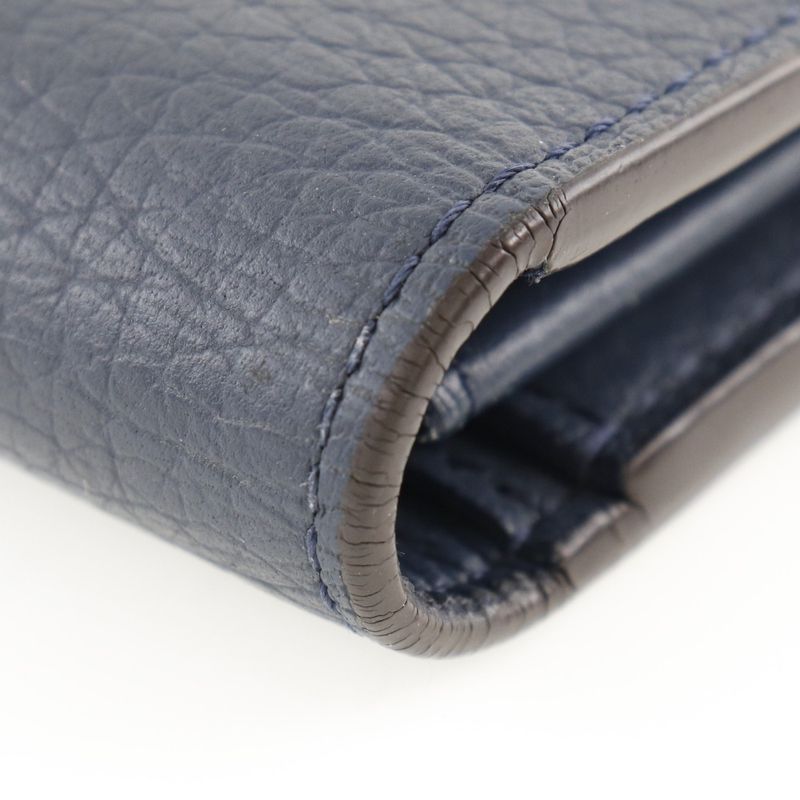 Louis Vuitton Portefeuille Brazza Parnassaire Taurillon Clemence Ocean — view 4