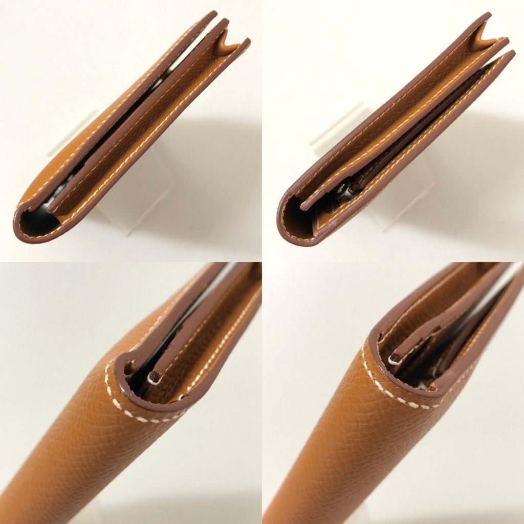 Hermes Long Wallet Bearn Souffle Brown — view 6