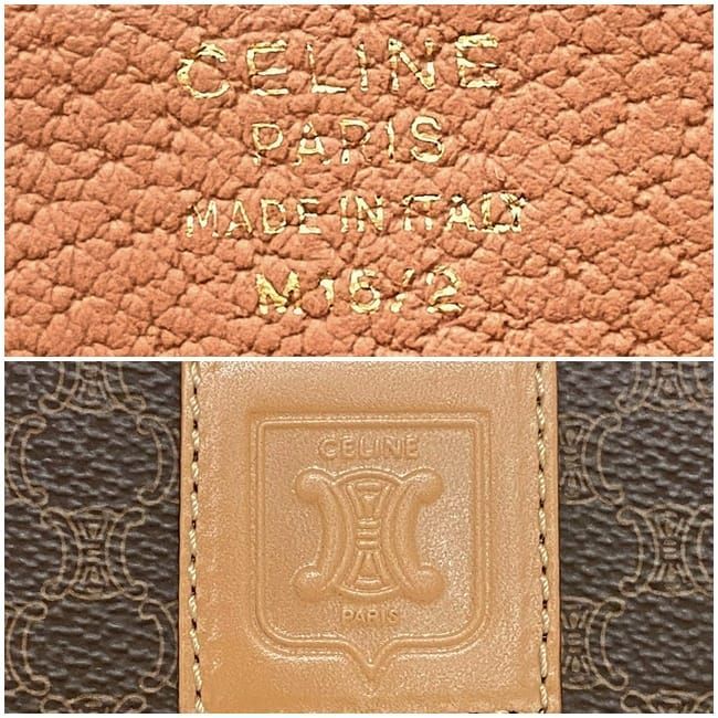 Celine Clutch Bag Brown Beige Macadam — view 2