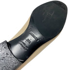 Hermes Royal Loafer Leather Shoes Beige Black White Hhardware Constance — view 8