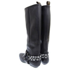 Louis Vuitton 2019 Item Rhapsody Line Pointed Toe Low Heel Leather Long Boots — view 4
