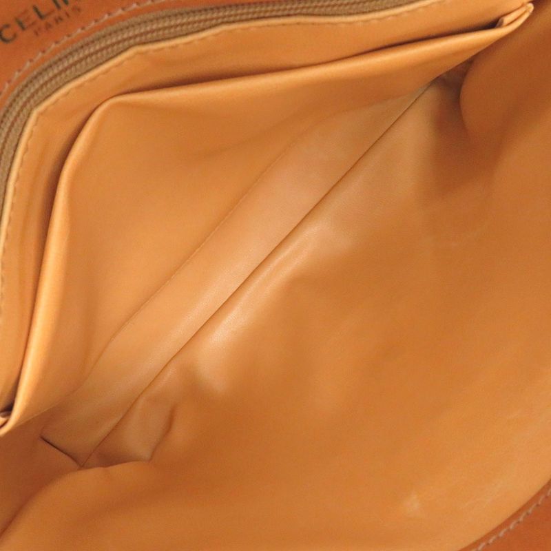 Celine Macadam Leather Beige Shoulder Bag 0023 — view 5