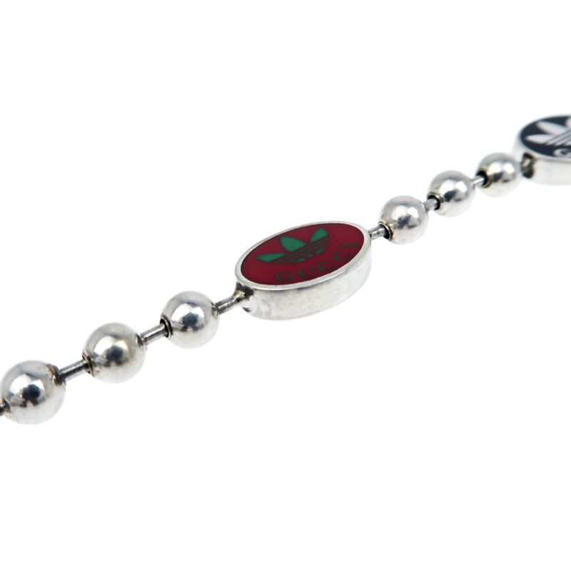 Gucci Adidas Collaboration Bracelet Ball Chain 16 AG 925 Multicolor — view 8